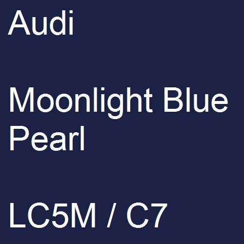 Audi, Moonlight Blue Pearl, LC5M / C7.